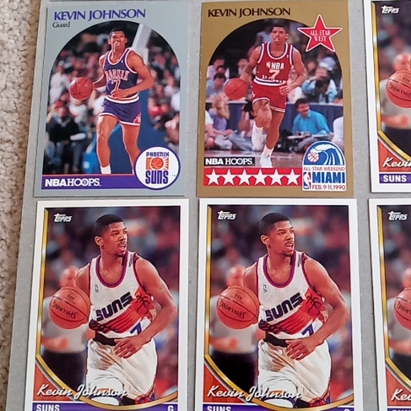 Lot of 40 Kevin Johnson Phoenix Suns basketball cards - Picture 8 of 16